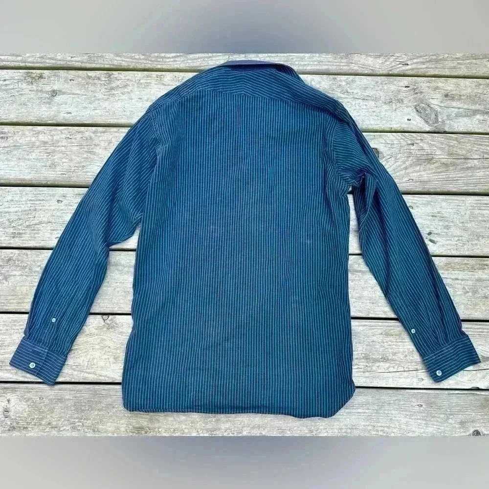 Burberry London Striped Long Sleeve Button Down - Picture 3 of 3